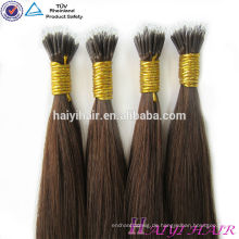 Alibaba Wholesale Remy Hight Grade-Haar-Jungfrau Remy Haar Ombre Nano-Korn-Menschenhaar-Erweiterungen